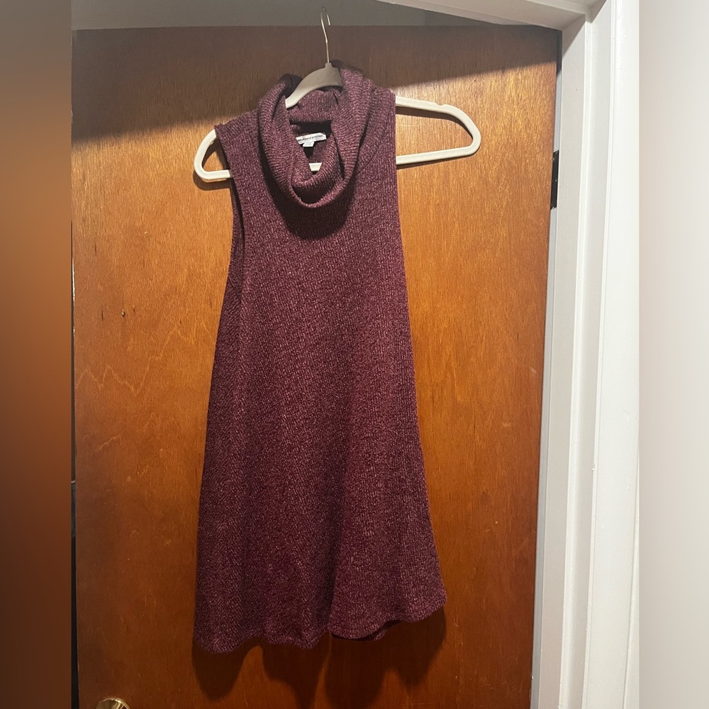 Burgundy American Eagle Medium Swing Sweater Dress